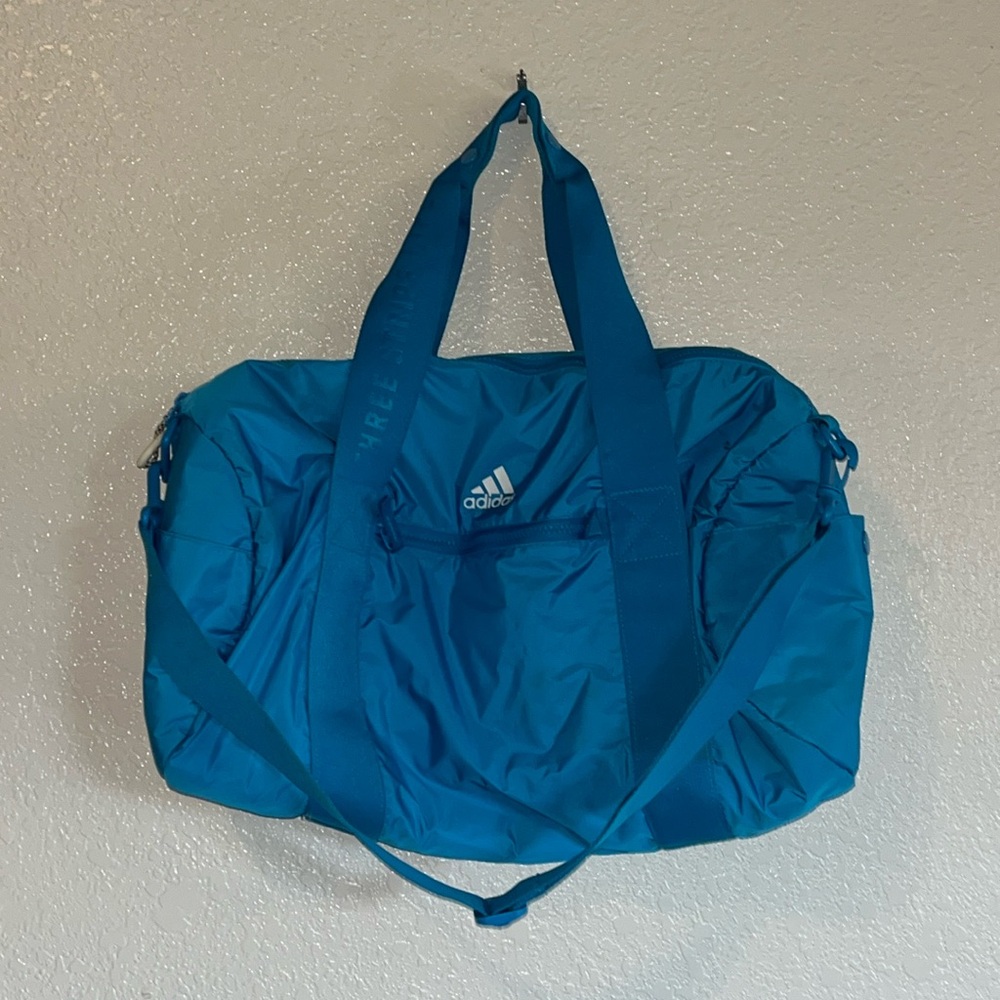 NWOT Adidas Teal Duffle Bag